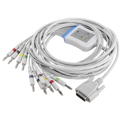 Edan EKG SE-3, SE-12 01.57.107048 Cable and Leadwires IEC 4.0Banana Connector