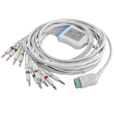 کابل EKG با اتصال مستقیم و سرب IEC 4.0Banana سازگار با Med-tronic