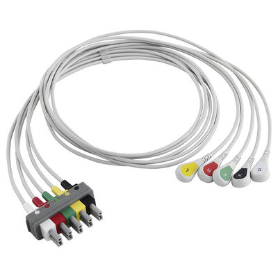 P-Hilips M1633A M1625A M1621A 989803104571 قابل جدا شدن 5 سرب IEC EKG Leadwire