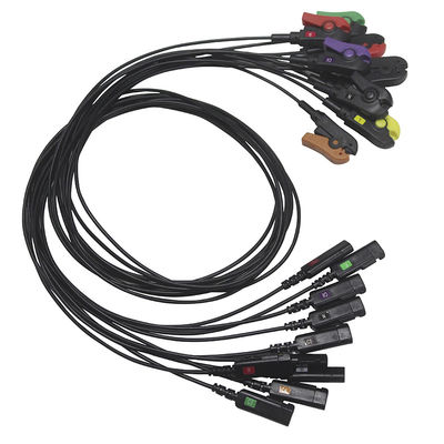 سیم شفاف رادیو IVY MRI 3 5 10 Lead CONMED P-hilips ECG Radiotranslucent Leadwires