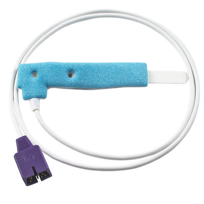 سنسور SpO2 یکبار مصرف N-ellcor DB9 7pin D20 Pediatric Blue Spong Symphony N-3000 Probe SpO2 یکبار مصرف
