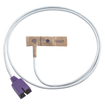 N-ellcor Oxi-max DB9 9pin MAX-A حسگر SpO2 یکبار مصرفی PM100N NPB-4000 پارچه بدون بافت بزرگسالان
