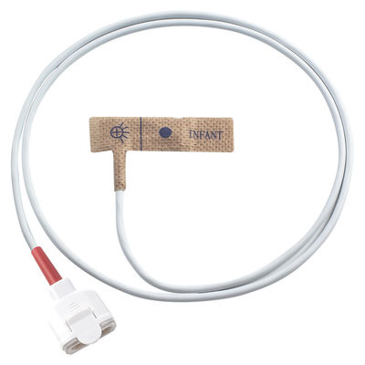 حسگر SpO2 یکبار مصرفی سری قرمز از پارچه غیر بافته 11 پین DB9