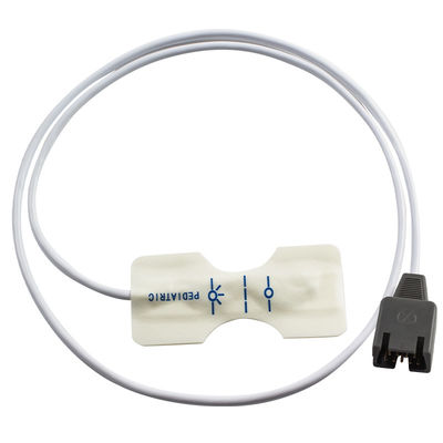 حسگر SpO2 یکبار مصرفی کودکان سفید فوم DB9 9Pin برای Rad-7 Rad-8 85CM