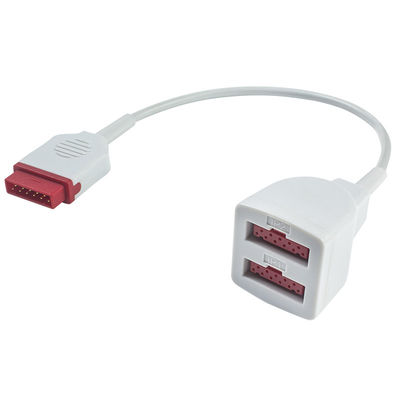 کابل آداپتور IBP GE Marquette 2005772-001 2103966-001 11pin Dual Transducer Extension Cable