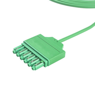 كابل محول ECG من Sie-me-ns Draeger MS16256 ذو 6 أسلاك، كابل تمديد ECG من Drager، موصل دبوس مفرد