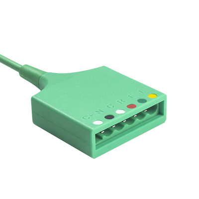 كابل محول ECG من Sie-me-ns Draeger MS16256 ذو 6 أسلاك، كابل تمديد ECG من Drager، موصل دبوس مفرد