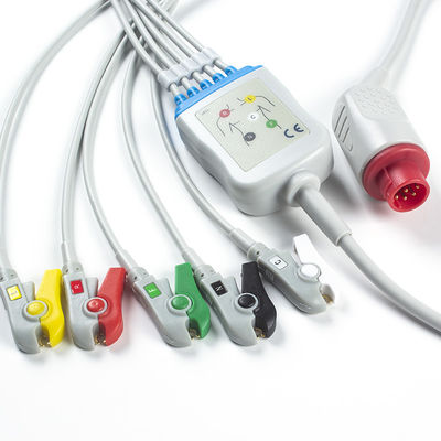کابل ECG و سرب 5 سرب 8 پین IEC Clip کابل ECG بایونت BM3/5