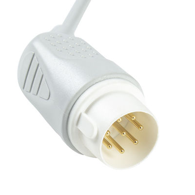 P-hilips 8Pin ECG Cables and Leadwires 3Lead M1735A Snap ECG Cable