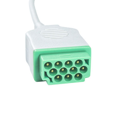 GE Marquette CBM-05NA-10AS-0001 کابل‌ها و سیم‌های ECG 5 سرب IEC اتصال 11 پین کابل ECG