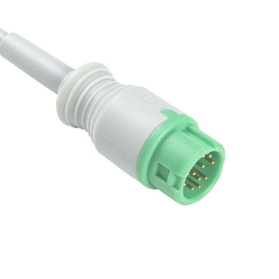 Mindray Datascope 040-000966-00 EA6232A ECG Cables and Leadwires کانکتور 12 پین ECG کابل 3 Lead IEC Snap
