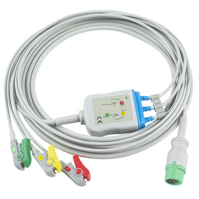 Biolight BLT ECG Cable and Leadwires 3Lead IEC Clip 12Pin کانکتور کابل ECG