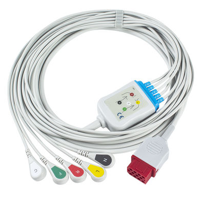 بایونت جدید BM3 BM5 BM7 5 کابل ECG سرب و سیم های سرب کابل ECG 12 پین IEC