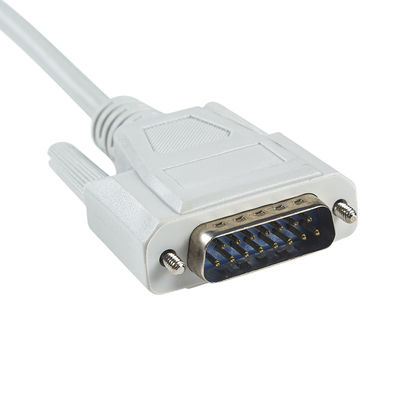 Carewell 1101 1103 EKG Cable DB15Pin EKG Cable and Leadwires IEC