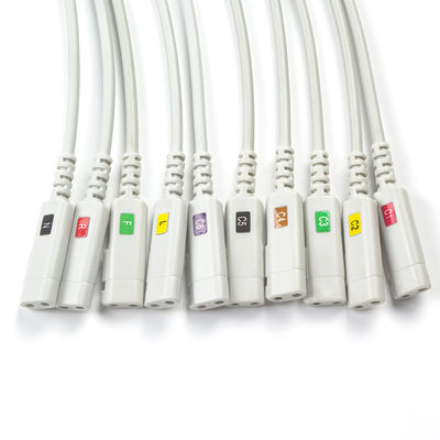 CONMED سری D ECG سیم سرب دو قلاب DL10 DL36-10 10 اتصال موز سرب