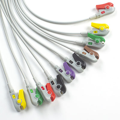 CONMED سری D ECG سیم سرب دو قلاب DL10 DL36-10 10 اتصال موز سرب
