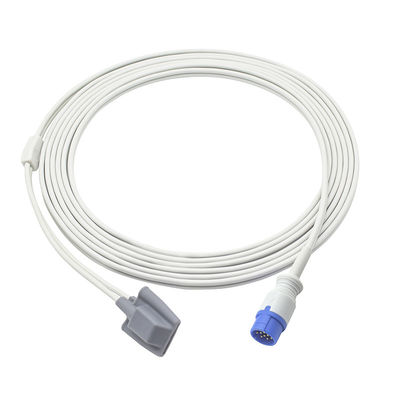 Schiller Truscope SpO2 Sensor Classic Mini II III Digital 12Pin Adult کابل سنج SpO2 نوک نرم