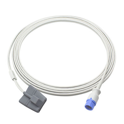 Schiller Truscope SpO2 Sensor Classic Mini II III Digital 12Pin Adult کابل سنج SpO2 نوک نرم