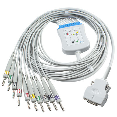 Mortara Direct Connect Cable EKG 9293-021-50 Cable ECG For ELI 100, ELI 200, ELI 50 Banana 4.0