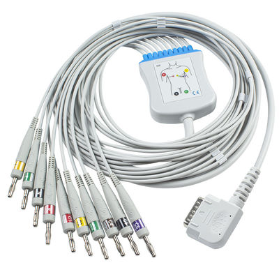 کابل Kenz EKG K131 Banana 4.0 Cable For 108 109 110 1210 1211 601 Cardico 302 IEC Direct-Connect ECG Cable