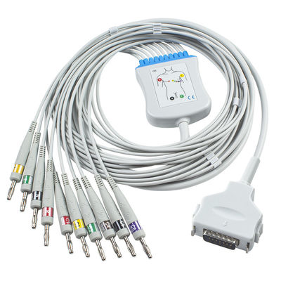 فوکودا دنشی CP-101LD FX101 FX-7202 IEC Banana 4.0 10 کابل ECG مانیتور بیمار کابل ECG
