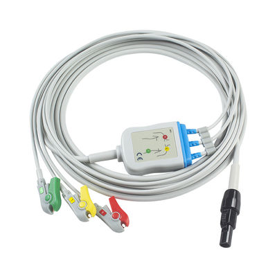 Welch allyn Propaq LT کابل های ECG و سیم های سرب کابل بیمار 3 سرب ECG سرب سیم 008-0879-00 IEC Snap
