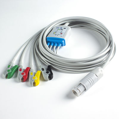 سازگاری با Primedic ECG کابل Primedic Defibrillator 4Lead ECG IEC Grabber