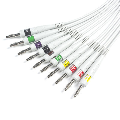 نوراف کوارک C12x ECG تشخیصی 12 تست استرس سرب ECG تزئینی با کابل بیمار TPU
