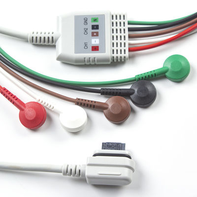 کابل ECG 5Lead Holter GE Seer ECG 2008594-001 کابل سازگار با GE SEER LIGHTR