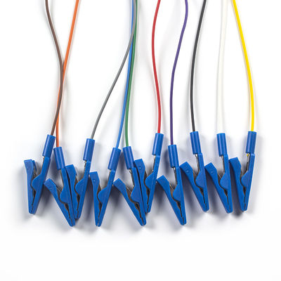 3.5 Mono Plug To Grabber Connector کابل سرپوش EEG برای اتصال الکترود EEG بدون درز