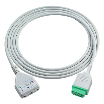 GE ECG Trunk Cable Din Style 3Lead Leadwires کابل 1.30M