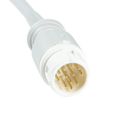 PH 12Pin ECG Trunk Cable Phil-ips Din Style کابل 3 سرکه ای 1.30M