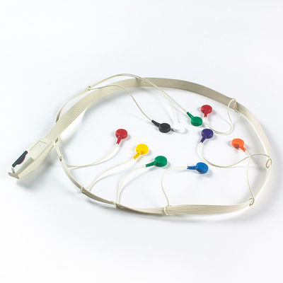سازگار با Mortara X12 + کابل ECG هولتر Mortara ECG Holter Mortara Cable 10 Lead Snap