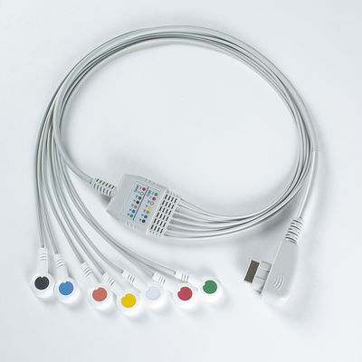 کابل ECG برای DMS 300-3A، ECG 7 سرب هولتر DMS کابل ECG DMS هولتر