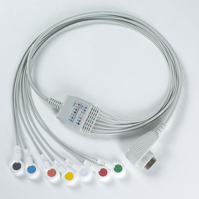 کابل ECG برای DMS 300-3A، ECG 7 سرب هولتر DMS کابل ECG DMS هولتر