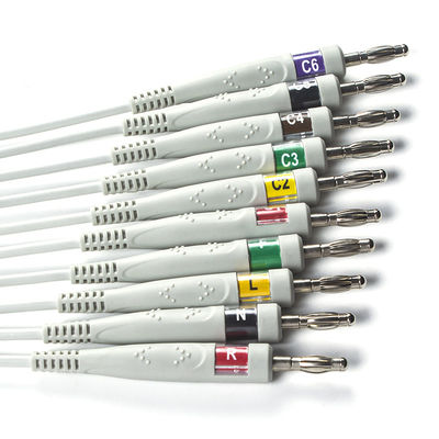 EDAN Dx12 10Lead ECG هولتر کابل موز برای طول کابل تنه 2.2M سازگاری