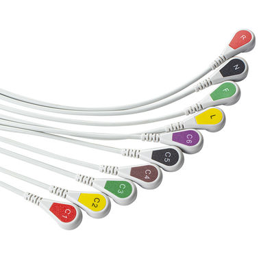 مطابقت P-Hilips Trim 10Lead کابل ECG IEC Snap برای صفحه نویس Trim I، صفحه نویس Trim II