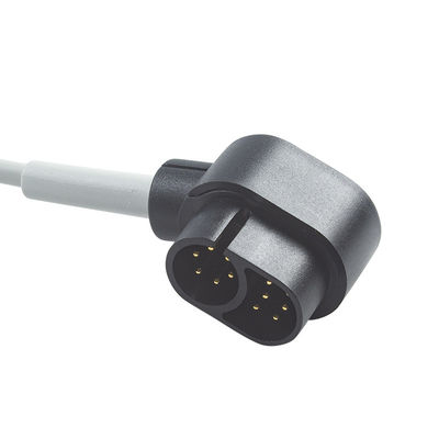 4 کابل EKG سرب برای Welch Allyn 1500 IEC Grabber 24 ماه طول عمر سازگار