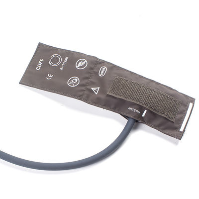 کیسه بسته بندی نوزاد NIBP Manchuf Single Tube 6-11cm TPU Manchuf قهوه ای