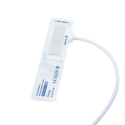 بدون لاتکس یکبار مصرف نوزاد NIBP Manchuf Single Tube اندازه 2 4-8cm