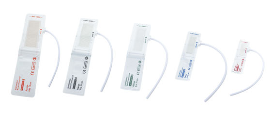 بدون لاتکس یکبار مصرف نوزاد NIBP Manchuf Single Tube اندازه 2 4-8cm