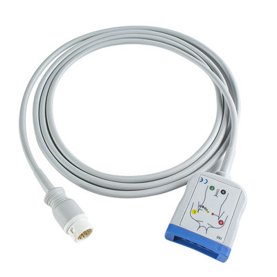 کابل اجباری P-Hilips EKG سازگار - M1663A برای 78352C، 78354C، 78834C، 867036، HeartStart MRx، IntelliVue
