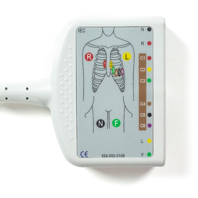 OD6mm 2.2M P-Hilips کابل EKG کابل صندوق برای M1770A M1771A M1772A صفحه نویس 100 صفحه نویس 200