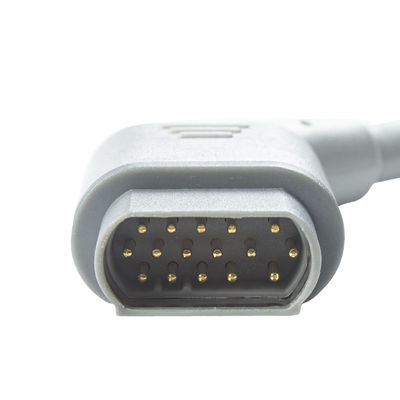 سازگاری با کابل بیمار 6 پاد 3.5M 6Lead ECG با SpO2 / دمای / ECG عملکرد