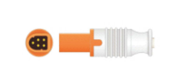 ديتاسکوپ ميندري قابل استفاده مجدد سنجش درجه حرارت پوست بزرگسالان 5Pin 3.0M طول PVC سازگار