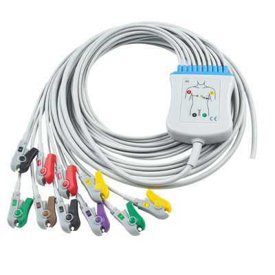 گیرنده IEC با کابل EKG 10Lead بدون کانکتور برای دستگاه های پزشکی