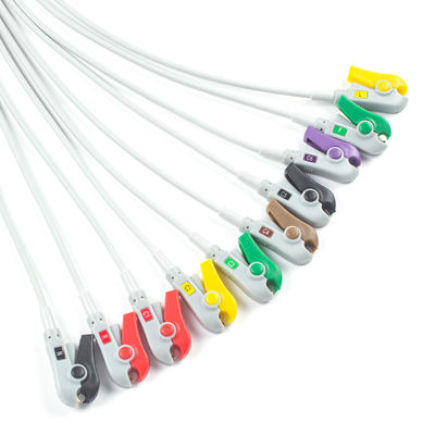 گیرنده IEC با کابل EKG 10Lead بدون کانکتور برای دستگاه های پزشکی