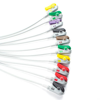 گیرنده IEC با کابل EKG 10Lead بدون کانکتور برای دستگاه های پزشکی