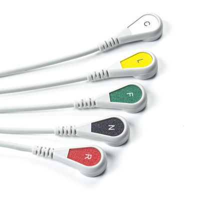 کابل 5Lead ECG IEC Snap با رنگ خاکستری سازگار با FIMED STAR 8000