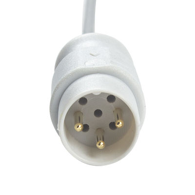 کابل آداپتور دمای سازگار 3Pin به زنانه Mono Plug برای بیمارستان ها و تجهیزات پزشکی 3.0M